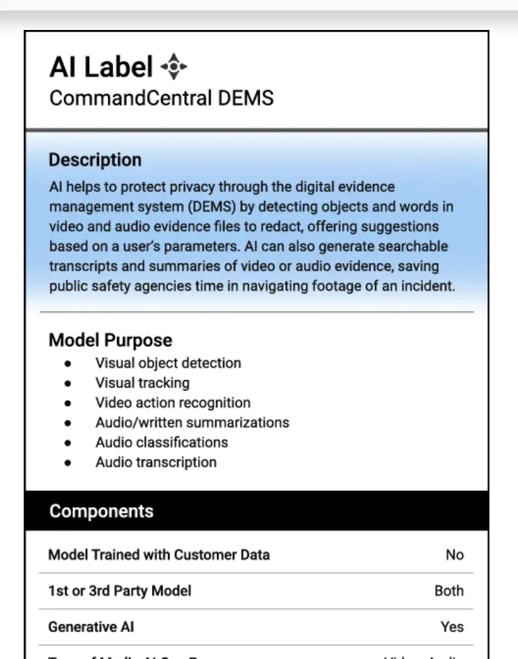 AI Label